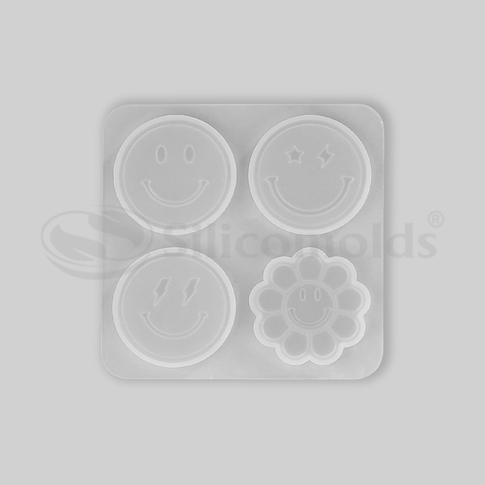 Silicomolds Smiliey Popsocket Molds URP261RM