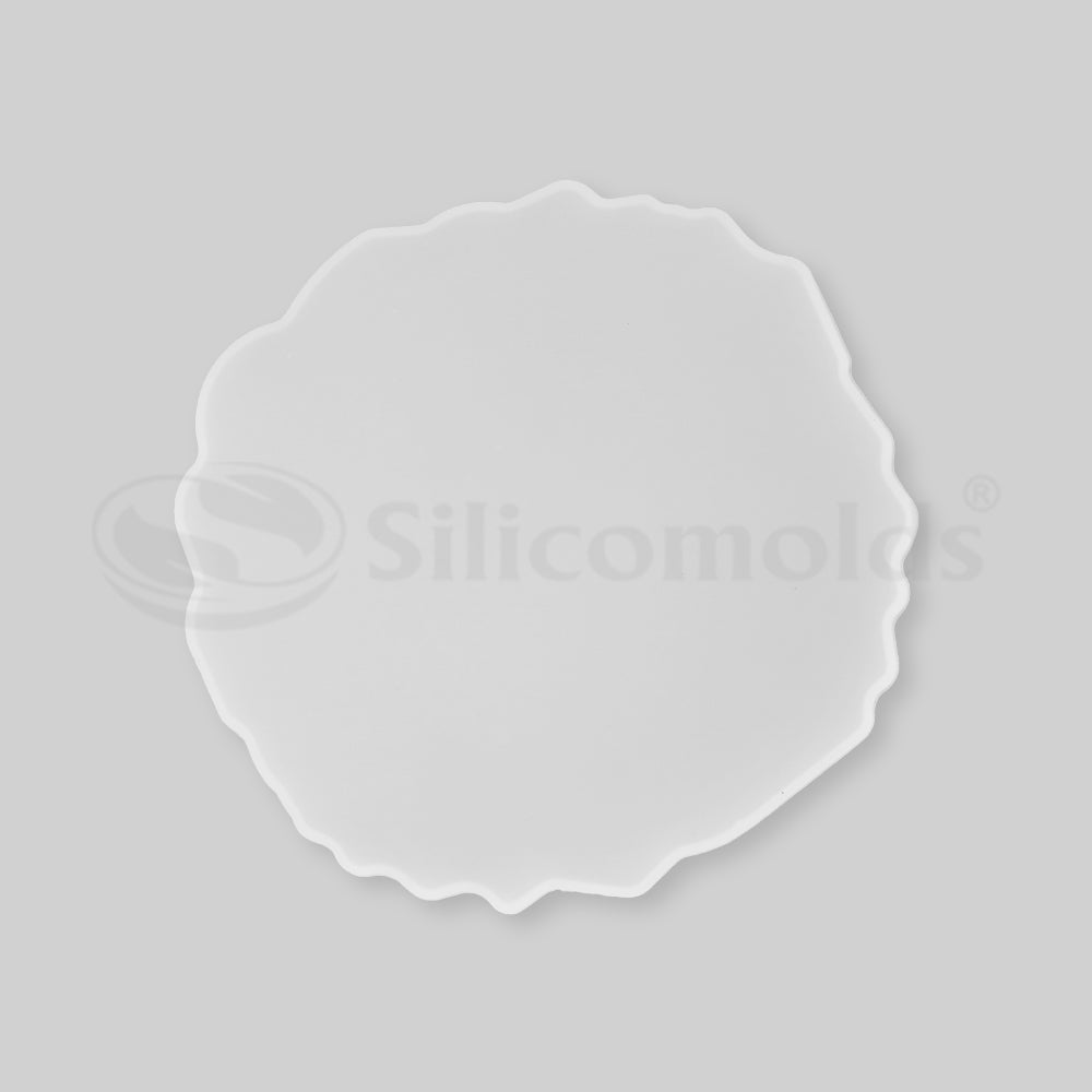 SILICOMOLDS - SILICONE 6" AGATE COASTER MOLD - URP194-RM