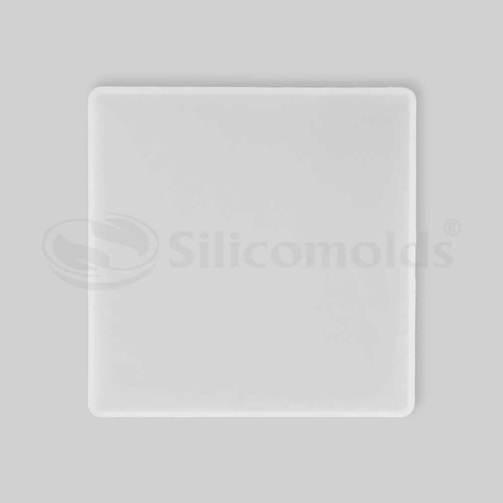 SILICOMOLDS - SILICONE 6" x 8mm SQUARE COASTER MOLD - URP195-RM