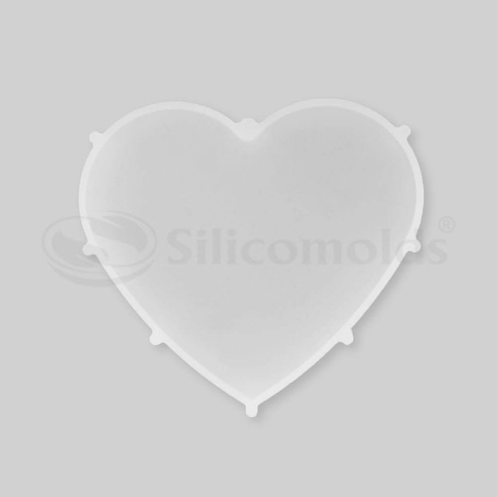 SILICOMOLDS - 8" X 50MM HEART DEEP CASTING - URP232-RM