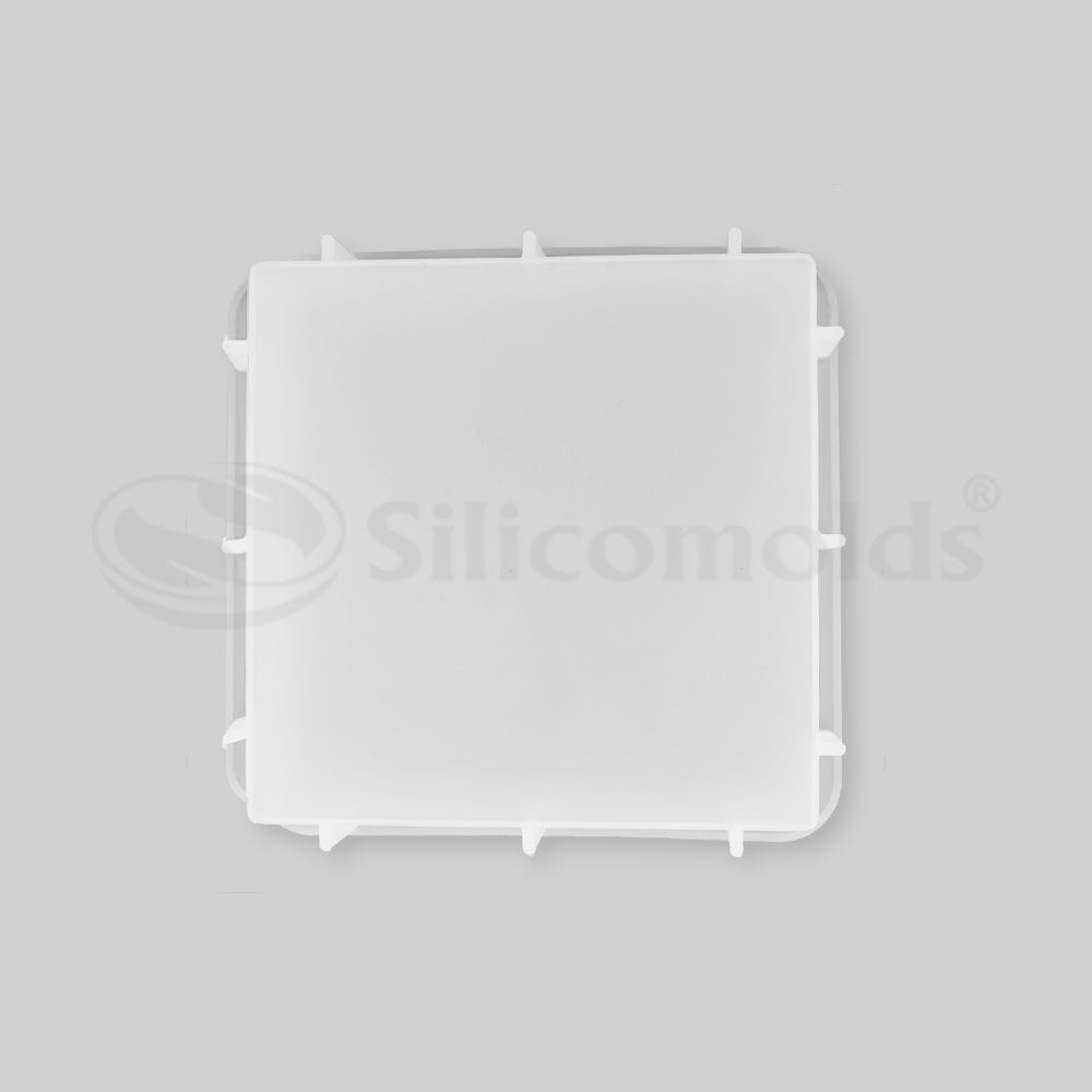 "SILICOMOLDS - 12"" X 12"" X 10MM SQUARE - PLAIN SILICONE MOLD - URP241- RM"