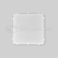 "SILICOMOLDS - 12"" X 12"" X 10MM SQUARE - PLAIN SILICONE MOLD - URP241- RM"