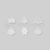 Silicomolds Christmas Decorations Molds (6 Piece Set) URP-229