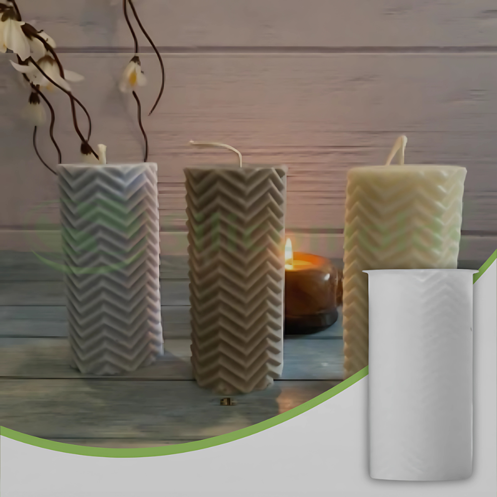 SILICOMOLDS-Horizontal cylindrical Candle Mold-CM022