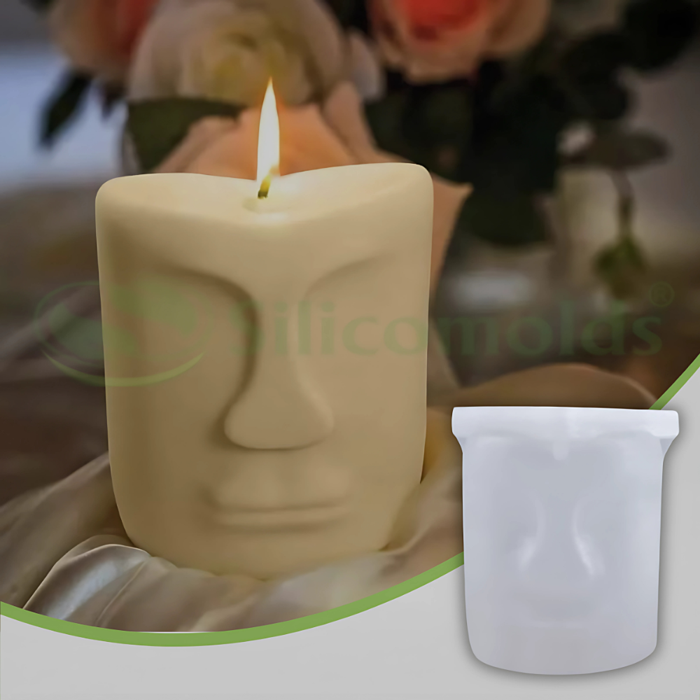 Human Face Candle Mold CM-050