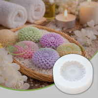 Silicomolds - Small Dahlia flower candle / wax mold - URP378CM