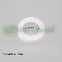 Silicomolds - Small Dahlia flower candle / wax mold - URP378CM