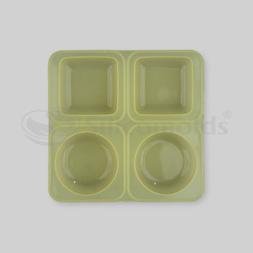 SILICOMOLDS - 125 GMS - ROUND+SQUARE - 4 CVT SILICONE MOLD