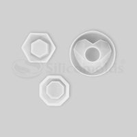 SILICOMOLDS ASHTRAY RESIN MOLD - SET OF 3 - URP097-RM