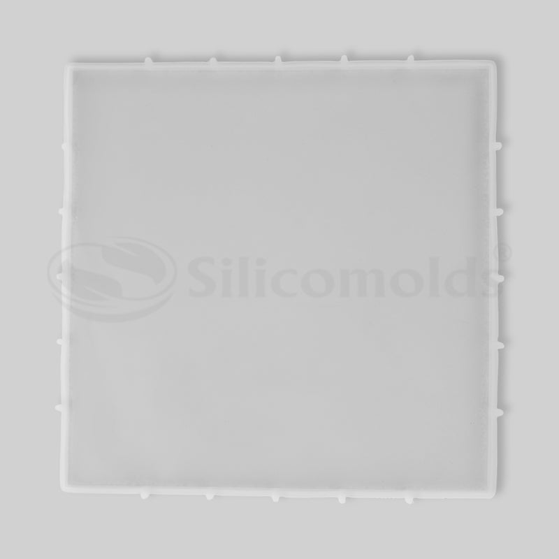 SILICOMOLDS - 12" X 12" X 10MM SQUARE - PLAIN SILICONE MOLD - URP241RM