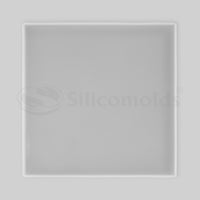 SILICOMOLDS- 10" x 10" x 8MM SQUARE TRAY MOLD-URP-299-RM