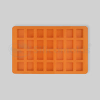 Silicomolds - 35Gms. Rectangle Silicone Soap Mold 28Cvt - URP017