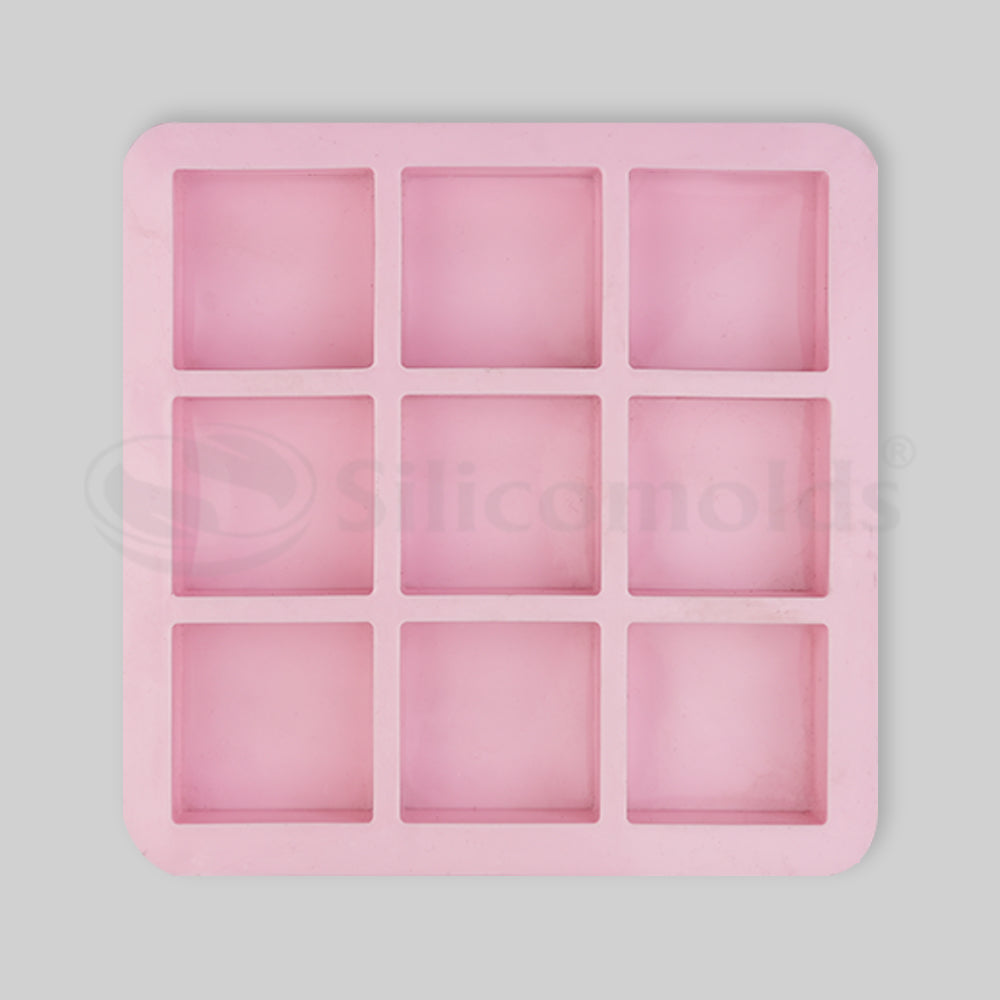 SILICOMOLDS - 100GMS - SQUARE SHAPE - SILICONE MOLD-URP028-SM