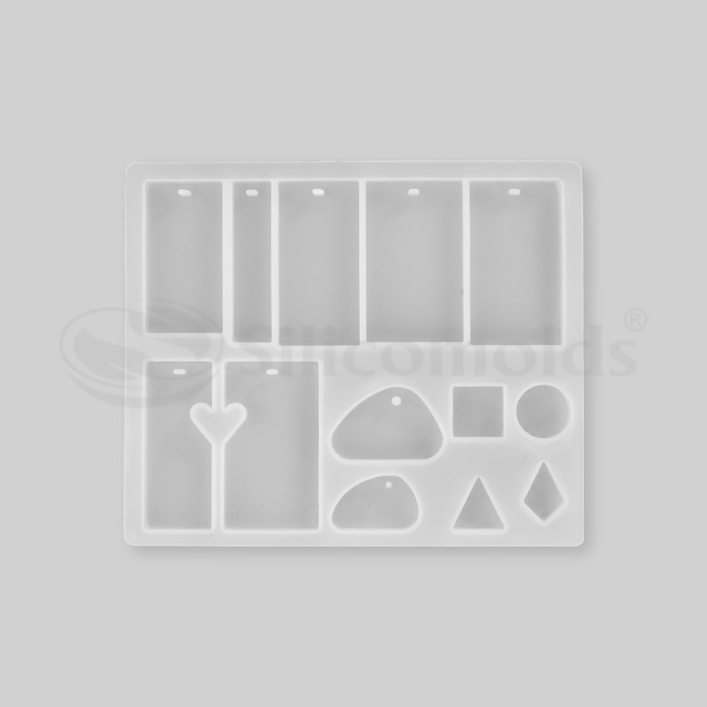 "SILICOMOLDS - KEYCHAIN MOLD - 13 CAVITY - URP050 - RM"