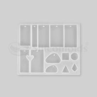 "SILICOMOLDS - KEYCHAIN MOLD - 13 CAVITY - URP050 - RM"