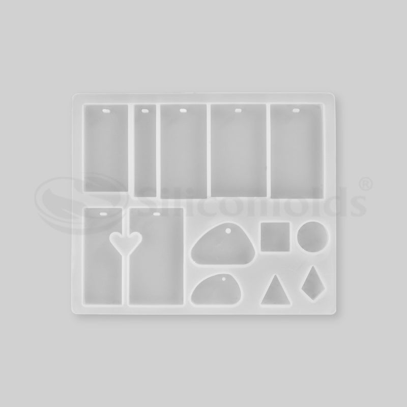 "SILICOMOLDS - KEYCHAIN MOLD - 13 CAVITY - URP050RM