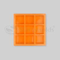 150 GMS - SQUARE - 9 CVT - SILICONE SOAP MOLD-URP-055SM