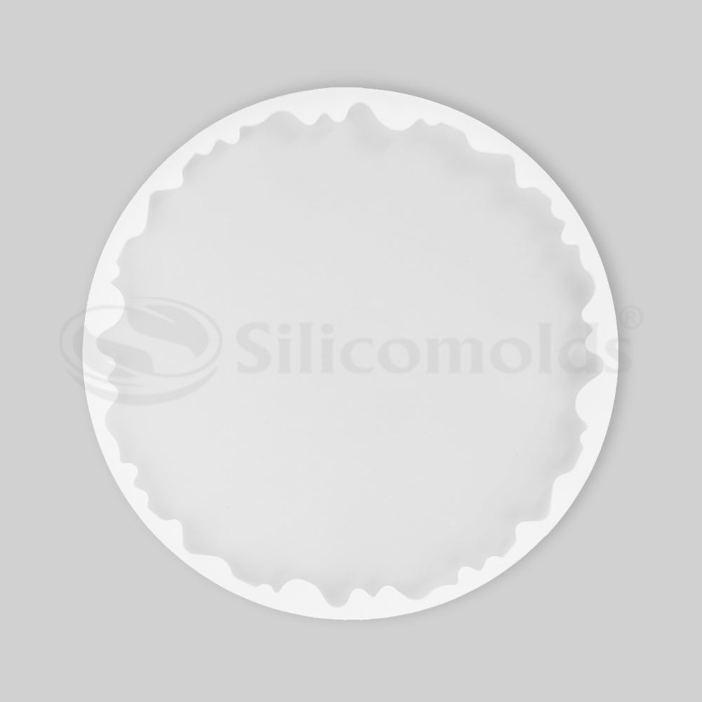 SILICOMOLDS 8" X 6MM AGATE COASTER MOLD - URP101-RM