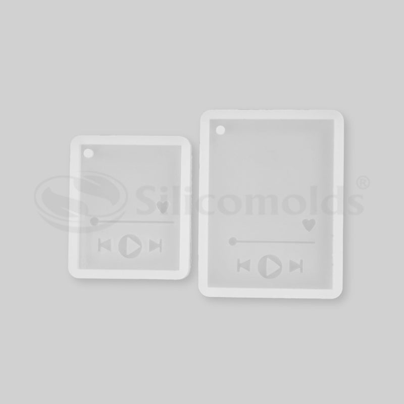 "SILICOMOLDS - SPOTIFY KEYCHAIN MOLD - SET OF 2 - URP120RM