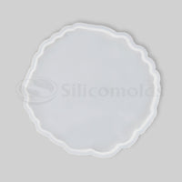 SILICOMOLDS - 5" AGATE COASTER MOLD - URP128- RM