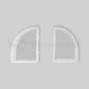 "SILICOMOLDS - BOOKEND MOLD - 130MM X 100MM X 50MM - set of 2pc - URP193- RM"