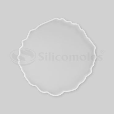 SILICOMOLDS - SILICONE 6" AGATE COASTER MOLD - URP194-RM