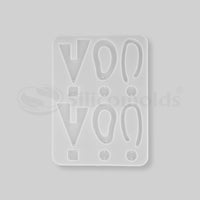 SILICOMOLDS - SILICONE EARRING MOLD - 6 SHAPE - URP206-RM