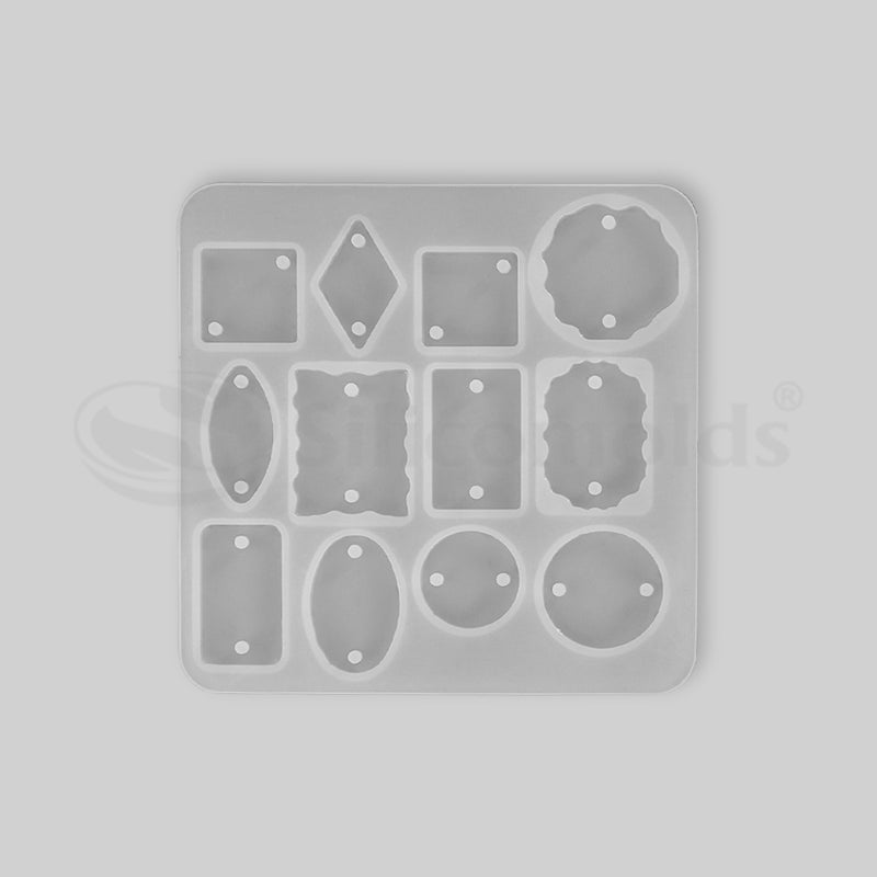 SILICOMOLDS - 12 CVT BASIC SHAPE RAAKHI MOLD - URP217RM