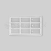 SILICOMOLDS - 1" X 2" X 5MM - 9 CAVITY - SILICONE MOLD - URP249-RM