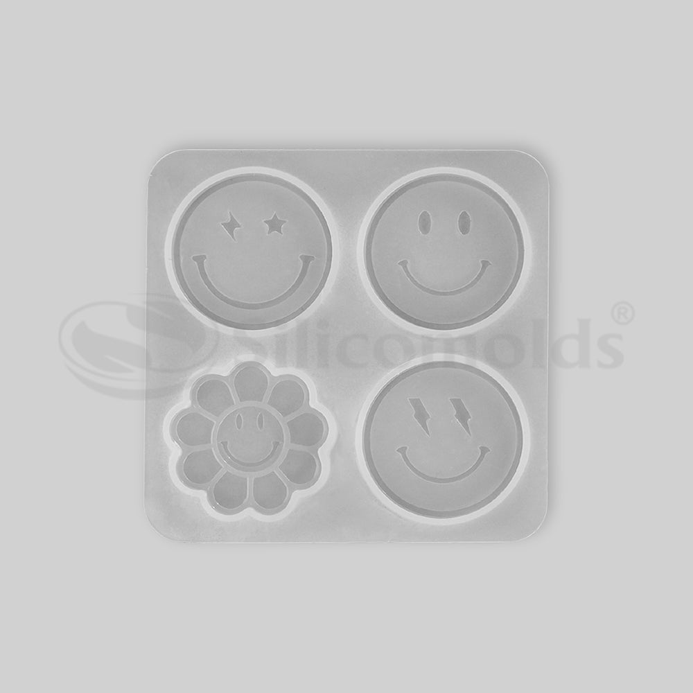 Silicomolds Smiliey Popsocket Molds URP261RM