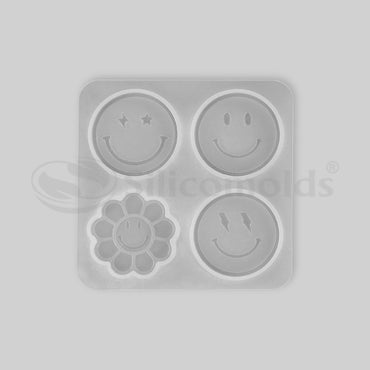 Silicomolds Smiliey Popsocket Molds URP261RM