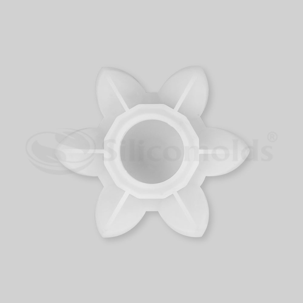 SILICOMOLDS - LOTUS SHAPE TEALIGHT CANDLE OLDER - SILICONE MOLD - DESIGN - 3 URP226-RM