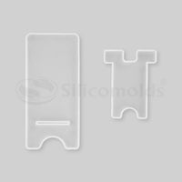 SILICOMOLDS -SILICONE MOBILE STAND RESIN MOLD - URP139-RM