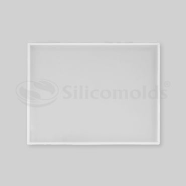 "SILICOMOLDS - 9"" X 12"" X 10MM SQUARE - PLAIN SILICONE MOLD - URP239- RM"