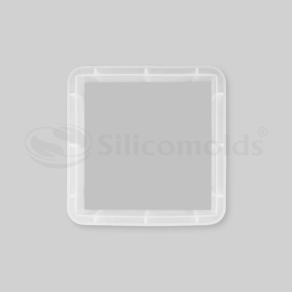 "SILICOMOLDS - 12"" X 12"" X 10MM SQUARE - PLAIN SILICONE MOLD - URP241- RM"