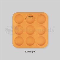 SILICOMOLDS 100GMS -  ROUND SHAPE- SILICONE MOLD-URP004-SM