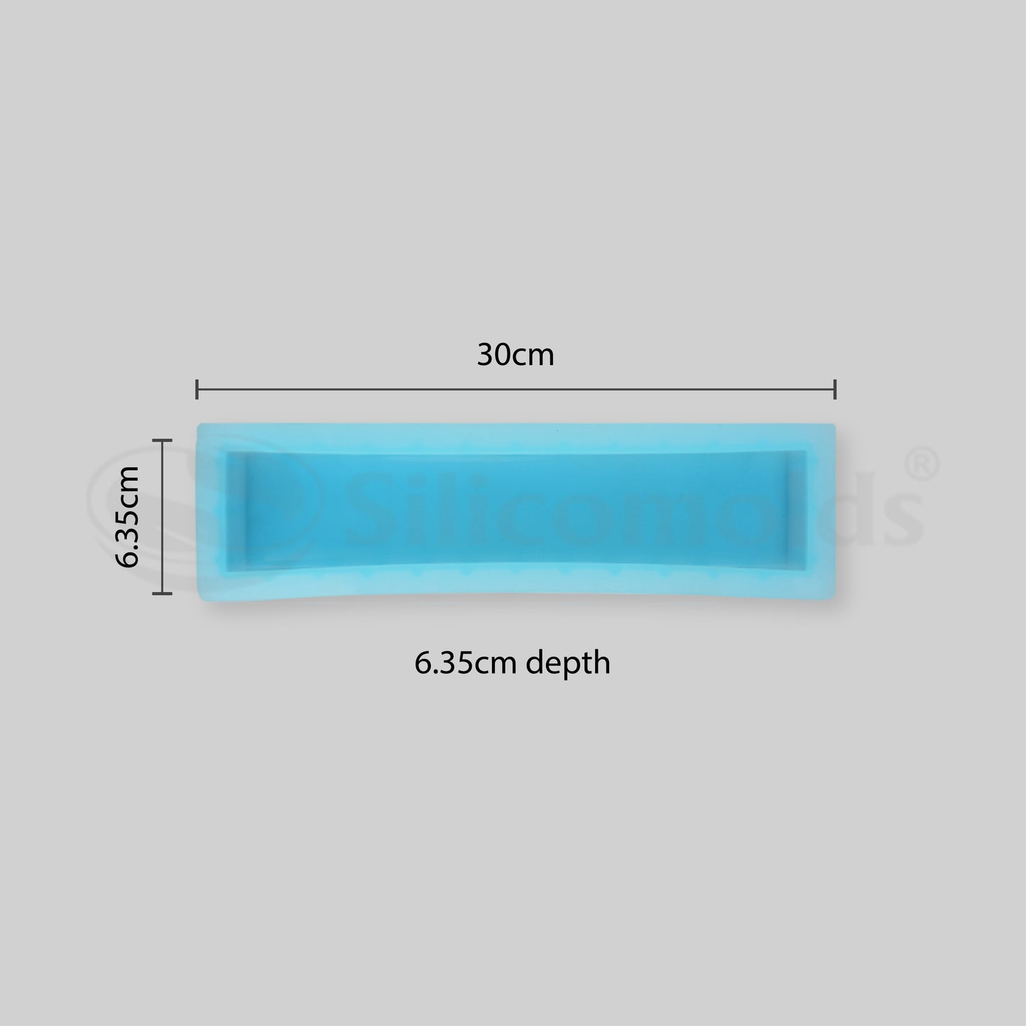 SILICOMOLDS - 1.5 Kgs - 2.5" X 2.5" X 12"- SILICONE LOAF MOLD-URP019SM