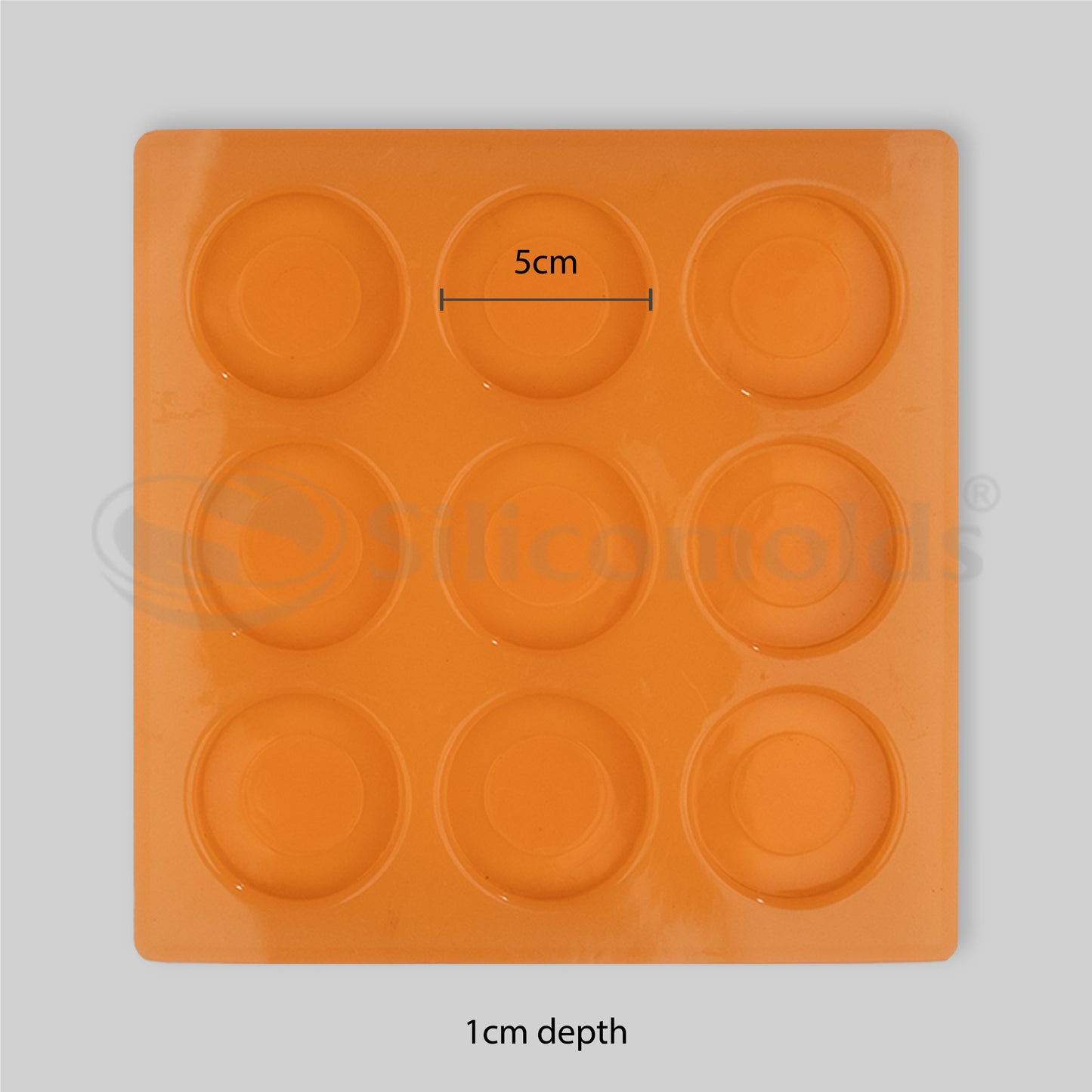 SILICOMOLDS - 20GMS - ROUND SHAPE - SILICONE MOLD-URP025