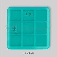 SILICOMOLDS - 75GMS - SQUARE SHAPE - SILICONE MOLD-URP029-SM