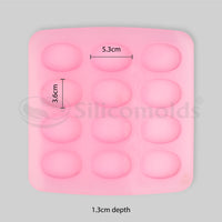 SILICOMOLDS - 20GMS- OVAL SHAPE - SILICONE MOLD-URP032SM