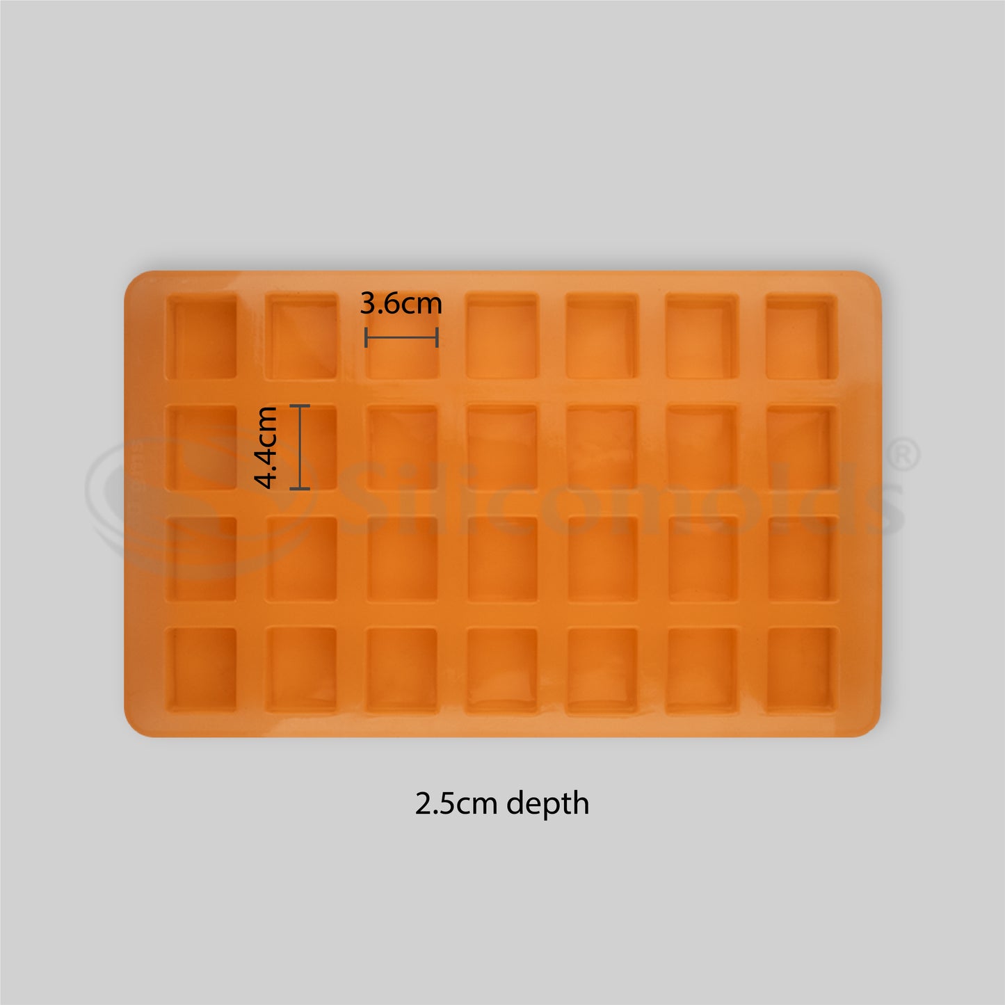 SILICOMOLDS - 30gms - RECTANGLE SHAPE - SILICONE MOLD-URP036SM