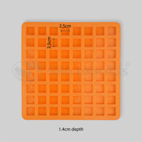 SILICOMOLDS - 15GMS - SQUARE SHAPE - SILICONE SOAP MOLD - URP-045-SM