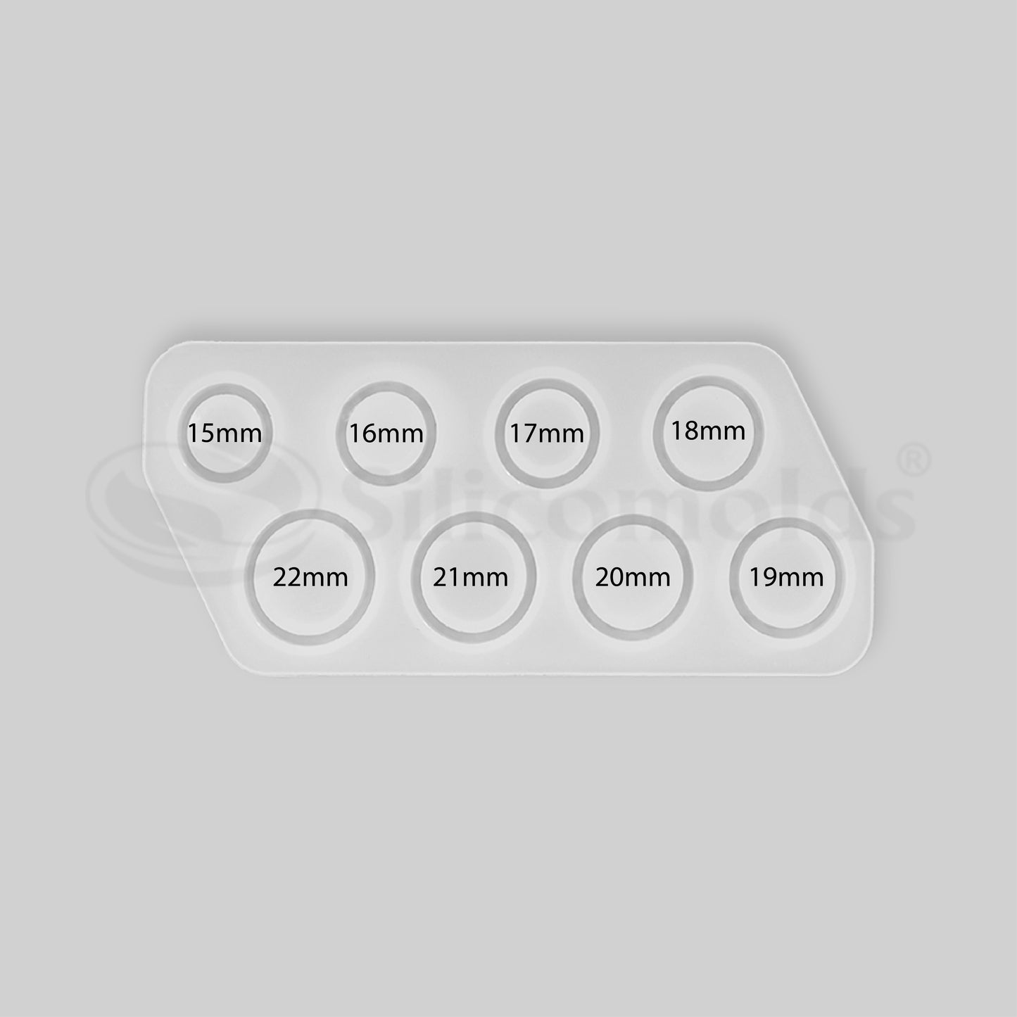 SILICOMOLDS - VARIOUS SIZE RING RESIN MOLD - URP085-RM