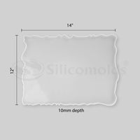 SILICOMOLDS - RESIN TRAY- 12" X 14" X 10MM - URP086-RM