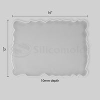 SILICOMOLDS RESIN TRAY 12" x 16" x 10 mm URP087RM