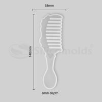 Silicomolds Resin Mold For Comb 5.5" - URP089-RM
