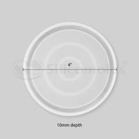SILICOMOLDS - 4" ROUND TRINKET MOLD - URP135- RM