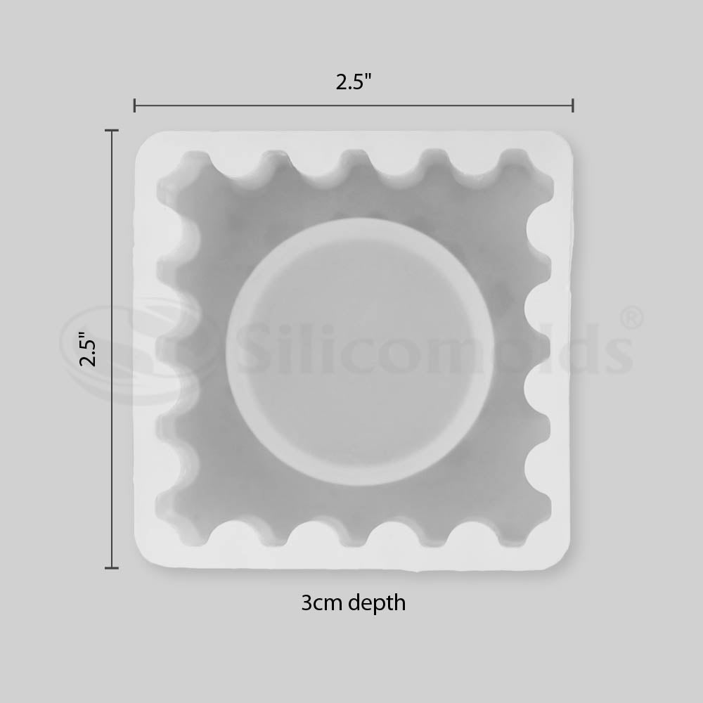 SILICOMOLDS - SQUARE SHAPE - TEALIGHT CANDLE HOLDER MOLD - URP153- RM