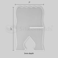 SILICOMOLDS - BOOK STAND MOLD - SINGLE PIECE - URP175-RM