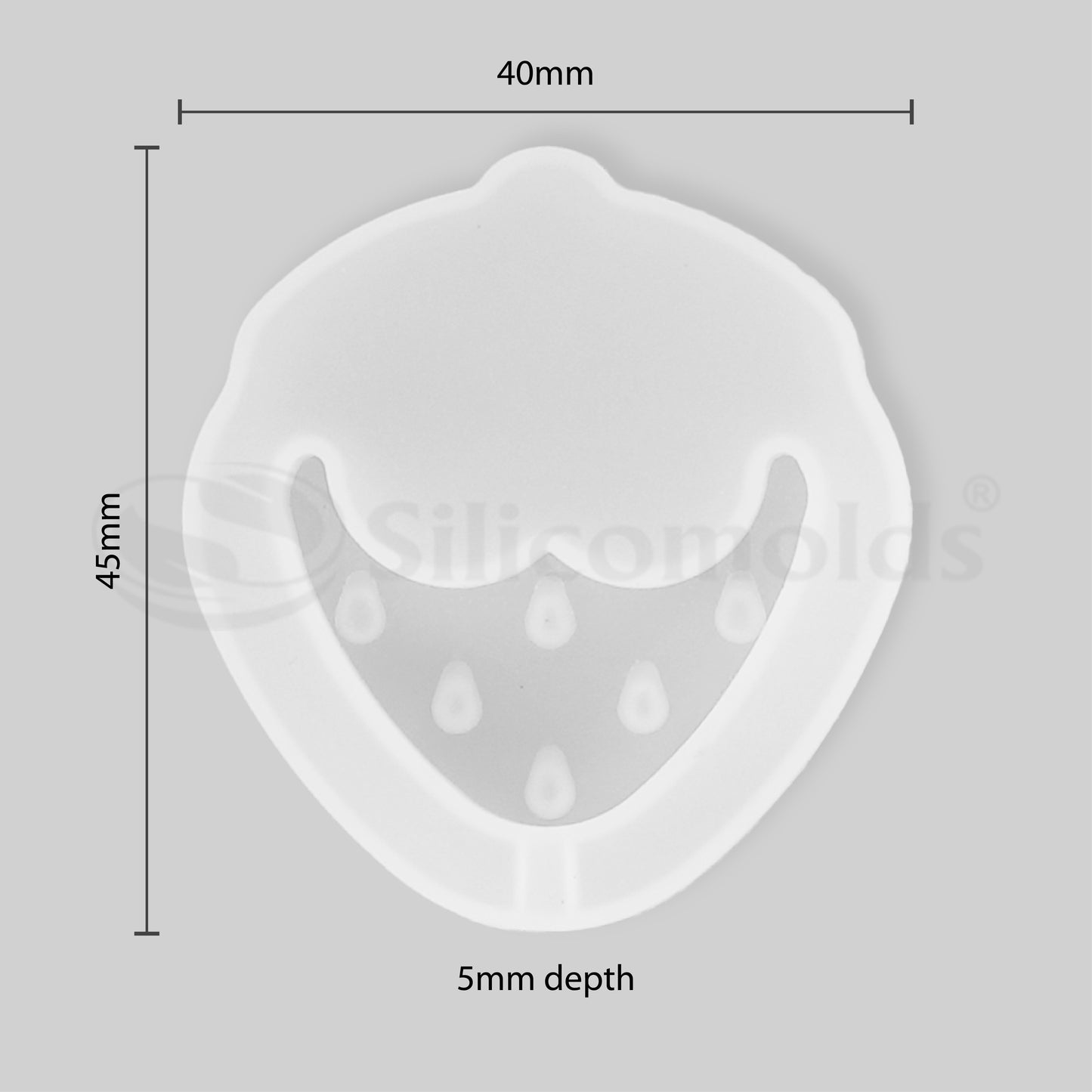 SILICOMOLDS - STRAWBERRY SHAKER - URP251-RM